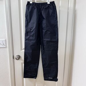Columbia Youth Cypress Brook II Rain Pants Waterproof Black Size XL 18-20